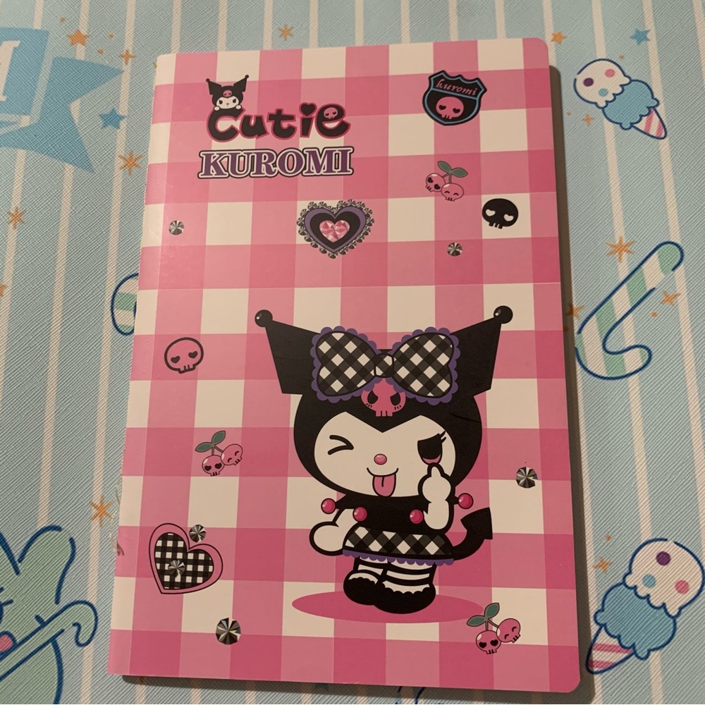 Pink Kuromi Thin Lightweight Notebook Journal